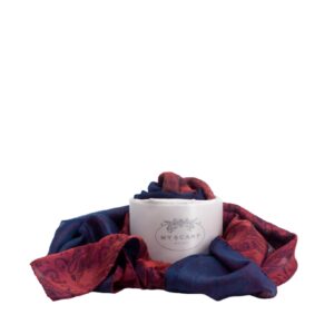 Esarfa venezia unisex din matase naturala cu dubla fata