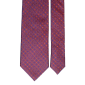 Cravată-de-mătase-1-Roșu-Bordeaux-Fantezie-Albastru-Alb- AN6307