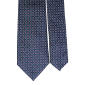 Cravată-de-mătase-Albastru-Fantezie-Alb-Verde-Turcoaz-1- AN4799