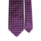 Cravată-de-mătase-culoare-levănțică-micro-fantezie-roșu-roz-1-AN3631