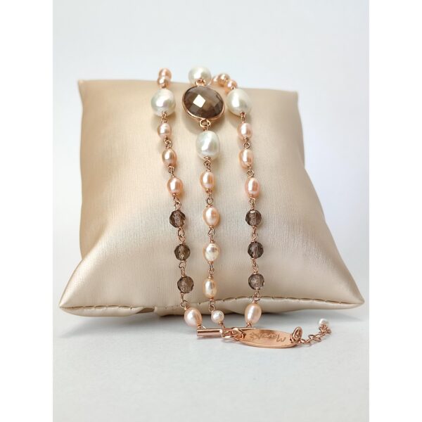 Bratara specialplus din perle de cultura si cuart 1 Bratara specialplus din perle de cultura si cuart 1