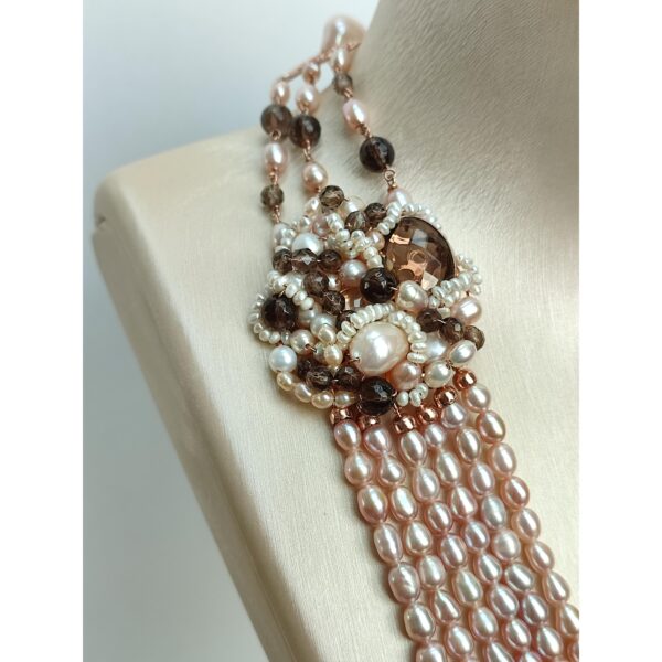 Set specialplus din perle de cultura si cuart fumuriu 2 Set specialplus din perle de cultura si cuart fumuriu 2