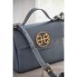 Belle Leather Handbag - French Blue 4