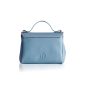 Belle Leather Handbag - French Blue 5