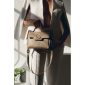 Belle Leather Handbag - Taupe