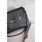 Blair Leather Shoulder Bag - Black 2