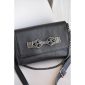 Blair Leather Shoulder Bag - Black