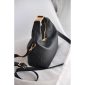 Maggie Leather Handbag - Black