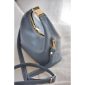 Maggie Leather Handbag - French Blue 3