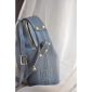 Mitsi Leather Handbag - French Blue 1