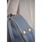 Mitsi Leather Handbag - French Blue