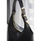 Serena Leather Tote Bag - Black 1