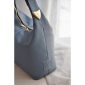 Serena Leather Tote Bag - French Blue 1