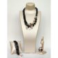 Set mystique din agat negru si perle de cultura unicat 6