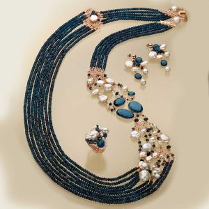 bijuterii cu perle de cultura si pietre semipretioase