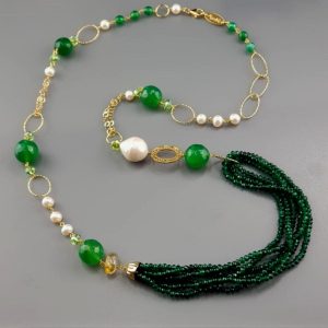 colier-paradise-cu-perle-de-cultura-si-agat-verde-smarald