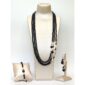 Set armonia din agat negru si perle