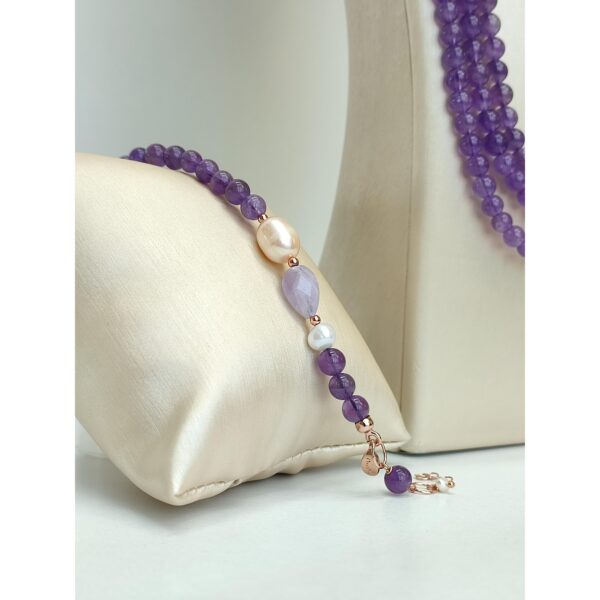 Set armonia din ametist si perle 2 Set armonia din ametist si perle 2