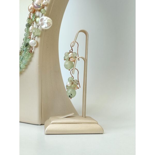 Set armonia din cuart rutilat si perle 1 Set armonia din cuart rutilat si perle 1