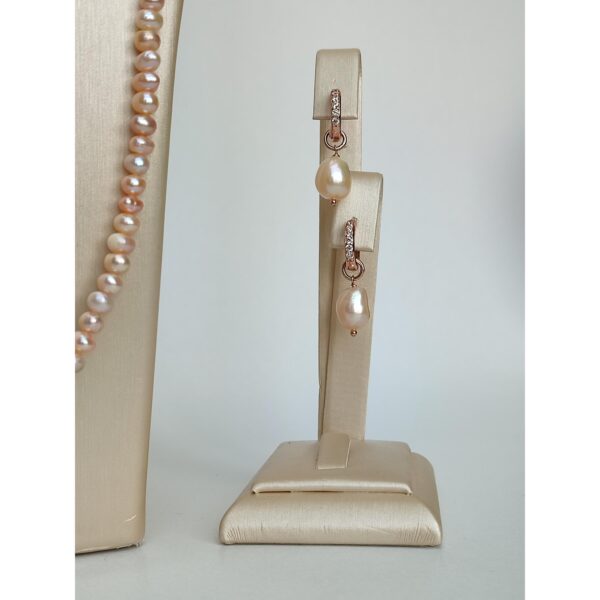 Set fantasy din perle de cultura roz 2 Set fantasy din perle de cultura roz 2