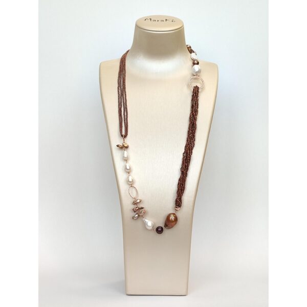 Set infinity din hematit natural si perle 2 Set infinity din hematit natural si perle 2