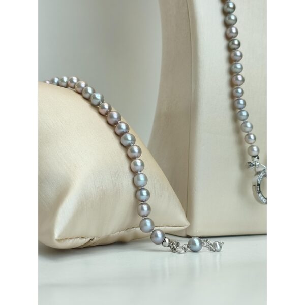 Set purity din perle de cultura gri 3 Set purity din perle de cultura gri 3