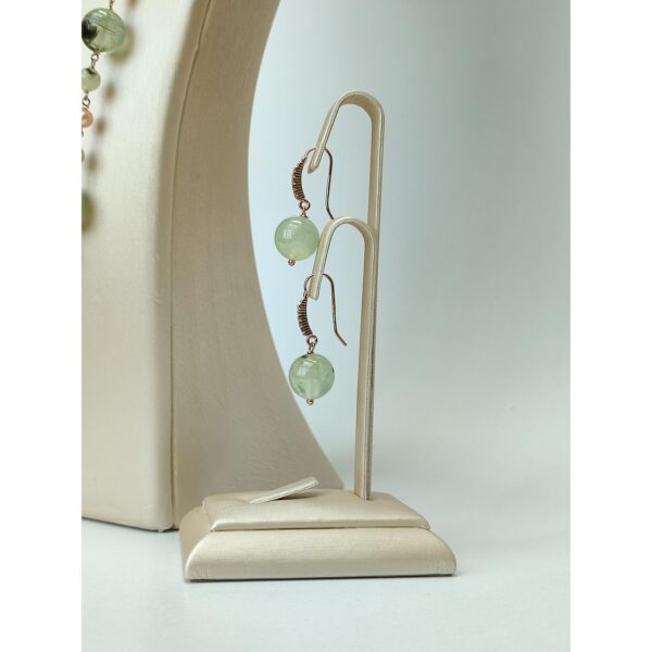 Set sensation din cuart rutilat verde si perle 1 Set sensation din cuart rutilat verde si perle 1