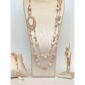 Set crown din cuart aventurin si perle 2