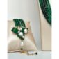 Set deluxe din agat verde si perle 1