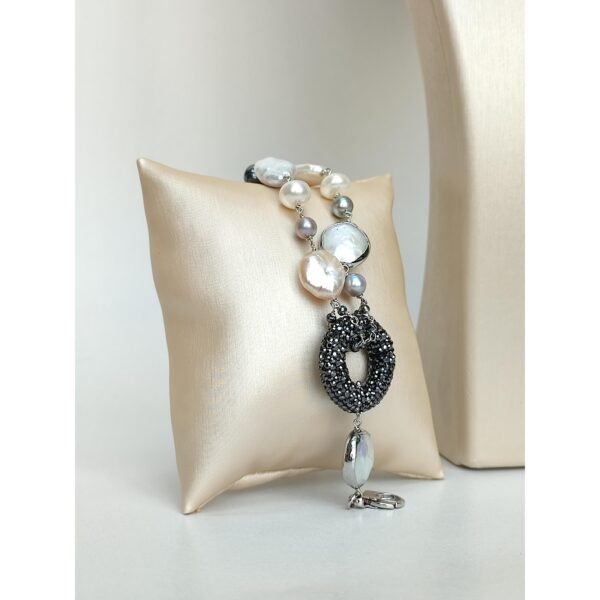 Set glamour din hematit si perle 2 Set glamour din hematit si perle 2