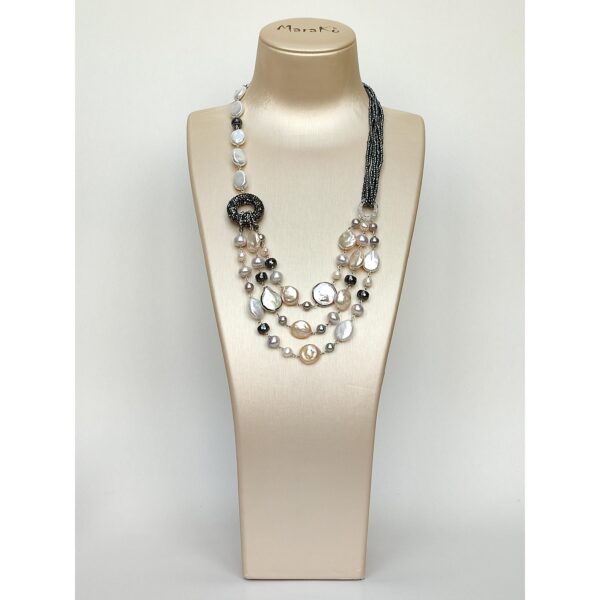 Set glamour din hematit si perle 3 Set glamour din hematit si perle 3