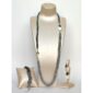 Set pearl drop din hematit natural 4