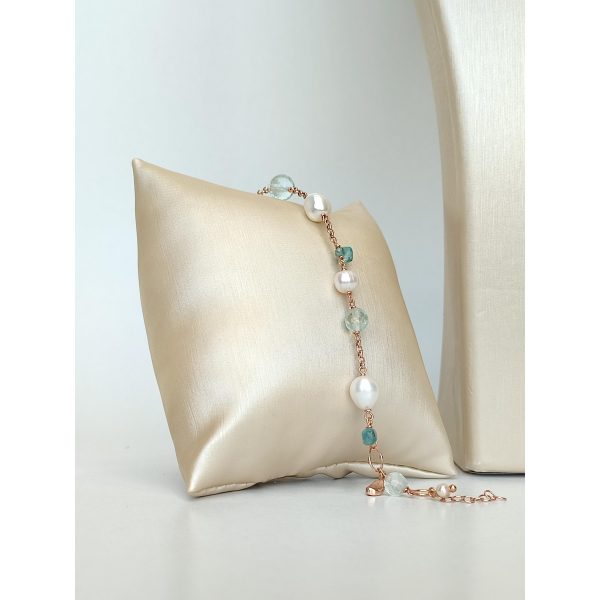 Set allure din acvamarin apatit cuart si perle 7 Set allure din acvamarin apatit cuart si perle 7