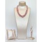 Set allure din cuart roz opal si perle 5
