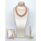 Set allure din cuart roz opal si perle 9