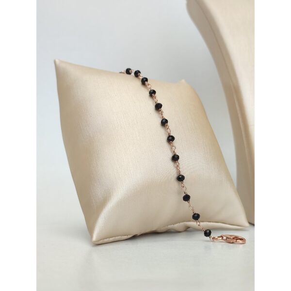 Bratara anthony rose rozariu cu spinel negru 3 Bratara anthony rose rozariu cu spinel negru 3