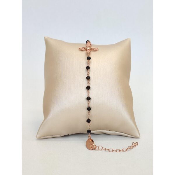 Bratara eden rozariu cu spinel negru 2 Bratara eden rozariu cu spinel negru 2