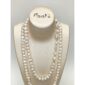Colier celebrity charleston 130 cm din perle albe