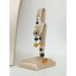 Set amberia din agat negru si chihlimbar mexican