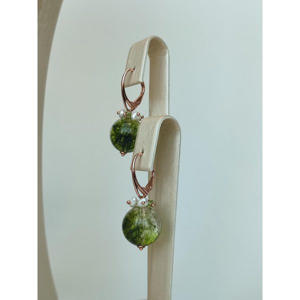 Set eclipse din jad cuart si perle baroc 2 Set eclipse din jad cuart si perle baroc 2