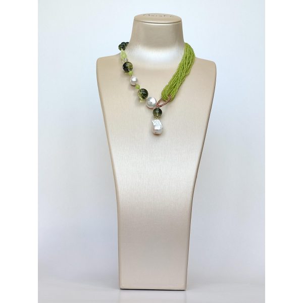 Set eclipse din jad cuart si perle baroc 5 Set eclipse din jad cuart si perle baroc 5