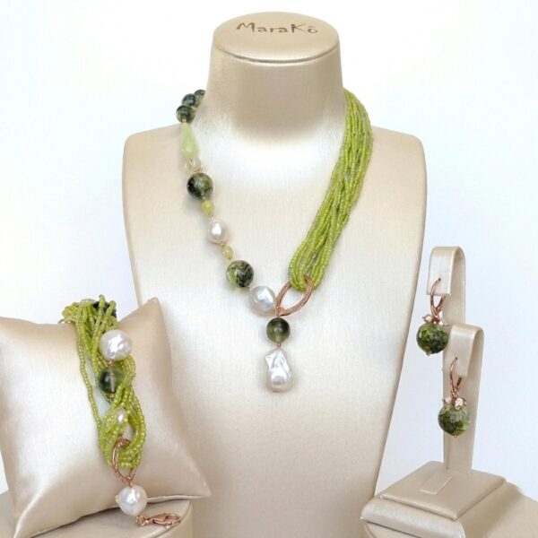 Set eclipse din jad cuart si perle baroc 7 Set eclipse din jad cuart si perle baroc 7