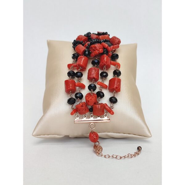 Set supreme din coral natural coral de bambus si agat 2 Set supreme din coral natural coral de bambus si agat 2