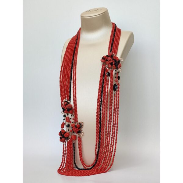 Set supreme din coral natural coral de bambus si agat 8 Set supreme din coral natural coral de bambus si agat 8