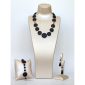 Set timeless din agat negru satinat 3
