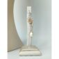 Cercei fantasy cu perle biwa roz 1