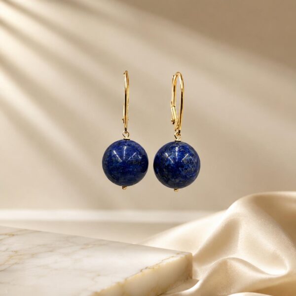 Cercei harmony din lapis lazuli Cercei harmony din lapis lazuli