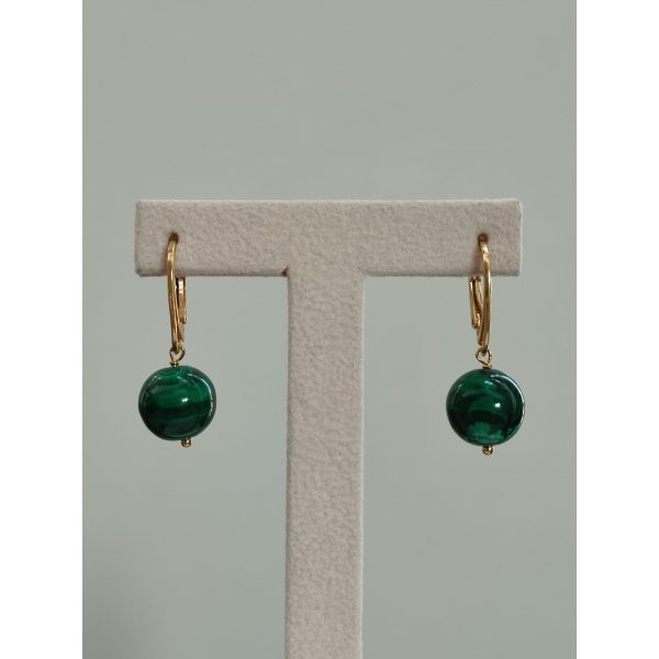 Cercei Balance din malachit Cercei Balance din malachit