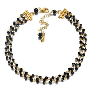 Choker anthony rozariu cu spinel negru
