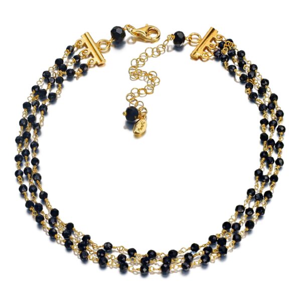 Choker anthony rozariu cu spinel negru
